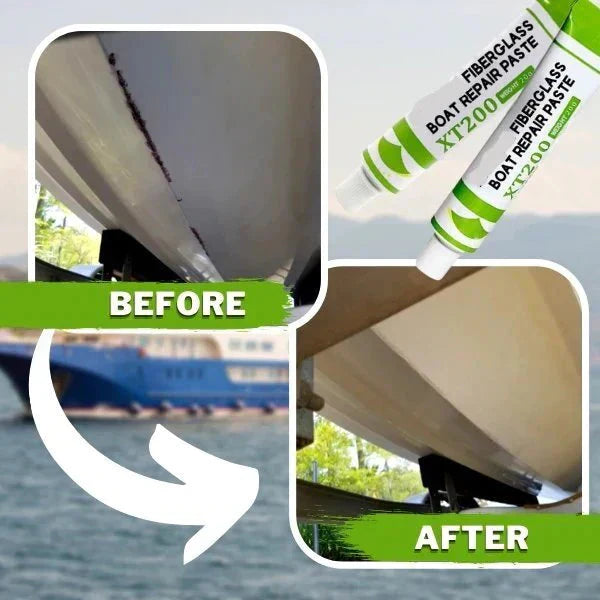 ⛵ KAUFE 1, ERHALTE 1 GRATIS! ⏰ Reparaturpaste für Glasfaserboote – Wasserfest & hochhaftend – Ideal für Rümpfe, Kajaks oder Pools – nach dem Trocknen leicht schleifbar 🌊🔧