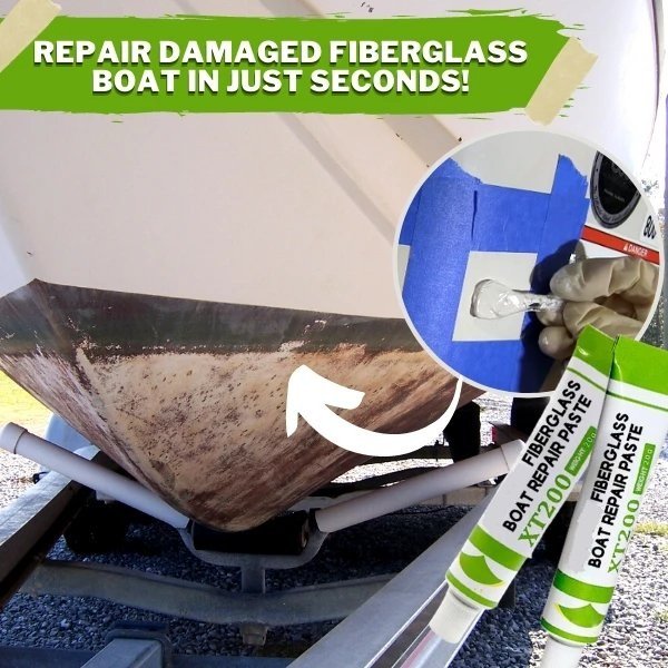 ⛵ KAUFE 1, ERHALTE 1 GRATIS! ⏰ Reparaturpaste für Glasfaserboote – Wasserfest & hochhaftend – Ideal für Rümpfe, Kajaks oder Pools – nach dem Trocknen leicht schleifbar 🌊🔧