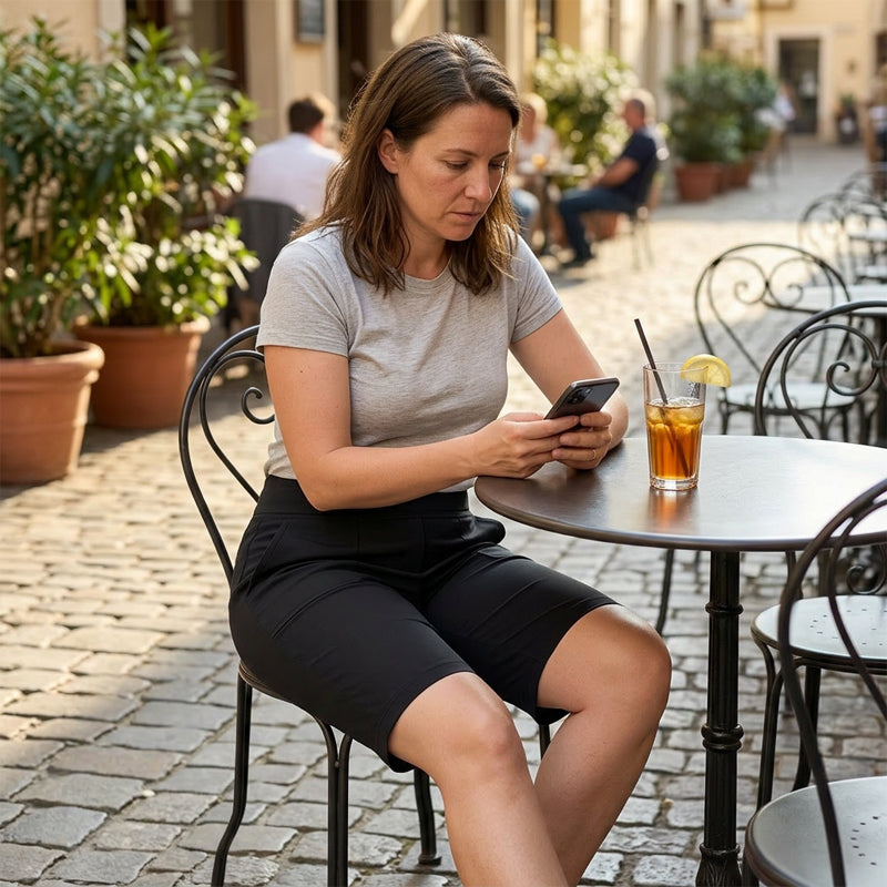 👖 50% RABATT! ⏰ Slim-Fit Stretch-Hose mit hohem Bund – Vielseitig als Sport- & Freizeithose – Perfekt für Studio, Büro oder Alltag – bequem & elastisch 🌿