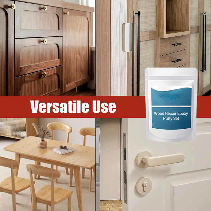 🔥50% RABATT! Wood Repair Epoxy Putty Set – holzfüllende Spachtelmasse, härter als Holz, schleif- & lackierbar. 💪🛠️