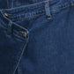 Asymmetrische Damen-Wickelhose mit weitem Bein