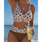 👙 ✨ Damens Hochtailliertes Zweiteiliges Bikini-Set – Figurschmeichelnd, bequem & perfekt für Strand und Pool ☀️ 🌊