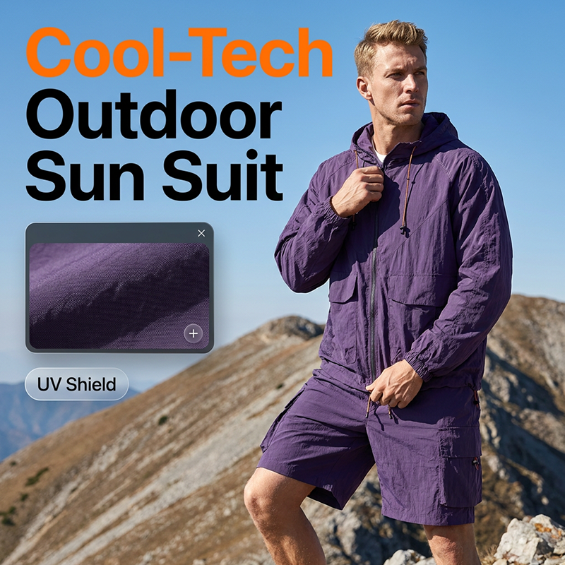 ✨ Sonderangebot 50% RABATT! ☀️ Unisex Bergstil Eiskühlende Sonnenschutz-Jacke – UV-Schutz, atmungsaktiv, leicht