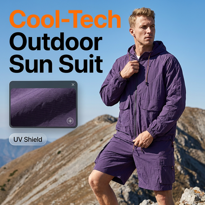 ✨ Sonderangebot 50% RABATT! ☀️ Unisex Bergstil Eiskühlende Sonnenschutz-Jacke – UV-Schutz, atmungsaktiv, leicht