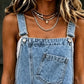 👗 JETZT 50 % RABATT! 👖 Ärmelloses Midi-Jeans-Latzkleid für Damen – Weicher Denim & lockere Passform – Vintage-Style, Seitentaschen – perfekt für lässige Tage oder zum Kombinieren im Sommer ✨
