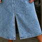 👗 JETZT 50 % RABATT! 👖 Ärmelloses Midi-Jeans-Latzkleid für Damen – Weicher Denim & lockere Passform – Vintage-Style, Seitentaschen – perfekt für lässige Tage oder zum Kombinieren im Sommer ✨