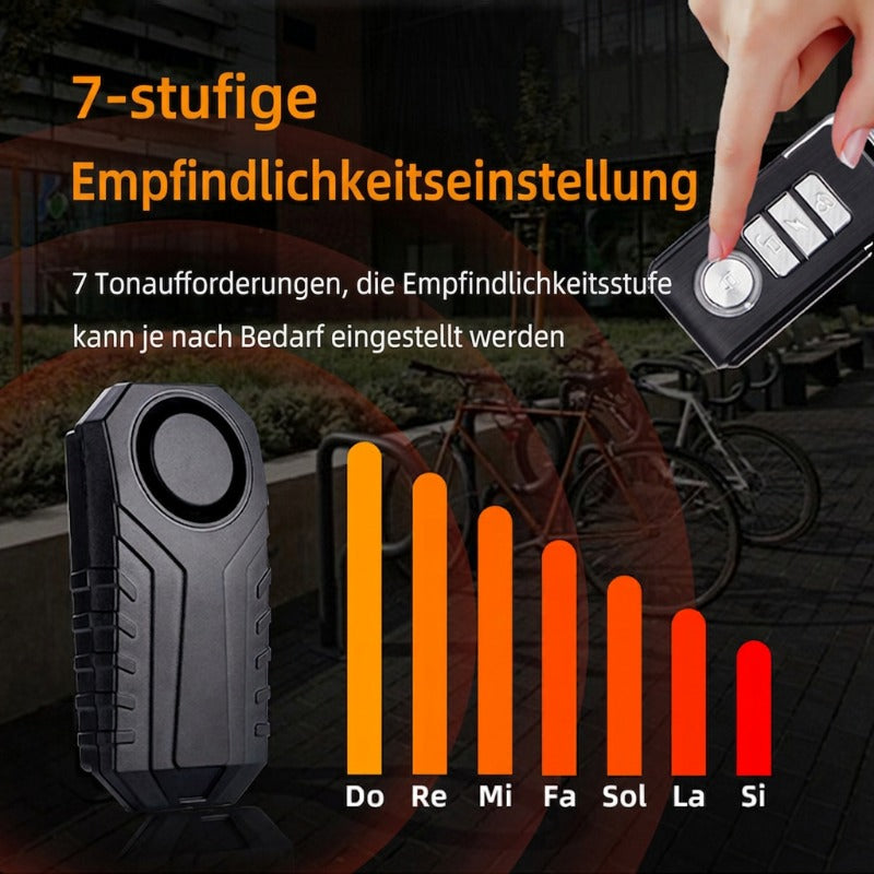 🚲🔔 50% RABATT! Kabelloser Fahrradalarm mit Fernbedienung – Lauter 110dB Alarm, Vibrationssensor & Anti-Diebstahl-Schutz ✨