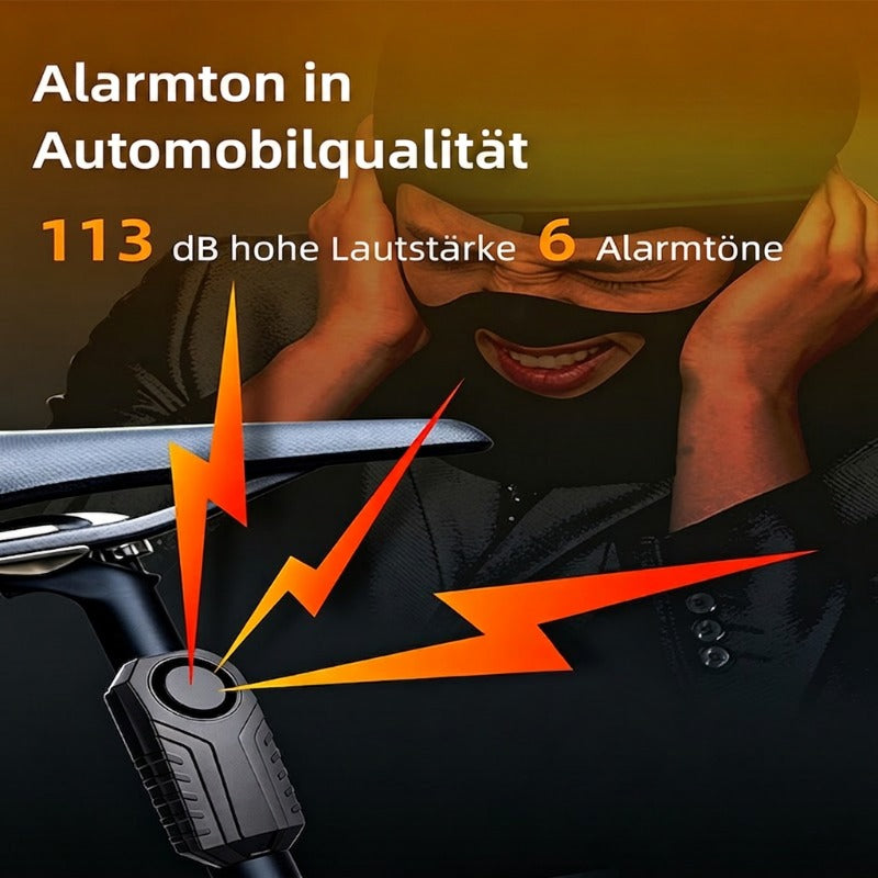 🚲🔔 50% RABATT! Kabelloser Fahrradalarm mit Fernbedienung – Lauter 110dB Alarm, Vibrationssensor & Anti-Diebstahl-Schutz ✨