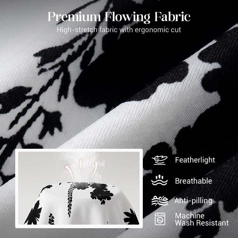 🌸 NUR FÜR KURZE ZEIT 50% RABATT! 💥 Damen Blumendruck Neckholder Kleid – Chic, Fließend, Sommer-Essential ✨