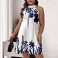 🌸 NUR FÜR KURZE ZEIT 50% RABATT! 💥 Damen Blumendruck Neckholder Kleid – Chic, Fließend, Sommer-Essential ✨