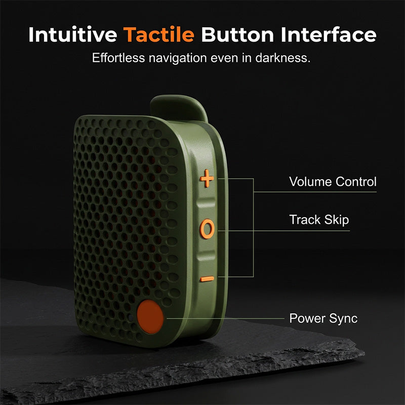 ⏳Begrenzte Zeit – 60% Rabatt⏰ Tragbarer Bluetooth-Lautsprecher mit TWS Stereo, IPX5 Wasserdicht, Mini Kabellos