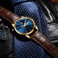 📢📢 50 % RABATT !! ⏰ Herrenuhr im schlichten Design mit Tag- und Datumsanzeige – Analogquarzuhr aus Edelstahl für Herren, klassische Herrenuhr mit leuchtenden Zeigern, Zifferblatt in Schwarz/Weiß/Blau