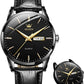 📢📢 50 % RABATT !! ⏰ Herrenuhr im schlichten Design mit Tag- und Datumsanzeige – Analogquarzuhr aus Edelstahl für Herren, klassische Herrenuhr mit leuchtenden Zeigern, Zifferblatt in Schwarz/Weiß/Blau