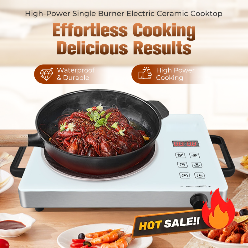 🍳 50% RABATT! ⚡ Hochleistungs-Einzelkochfeld – Elektrische Keramikkochplatte mit Touch-Bedienung – Kompakt, leistungsstark & überhitzungssicher – ideal für Camping, Wohnmobil oder kleine Küchen 🔥✨