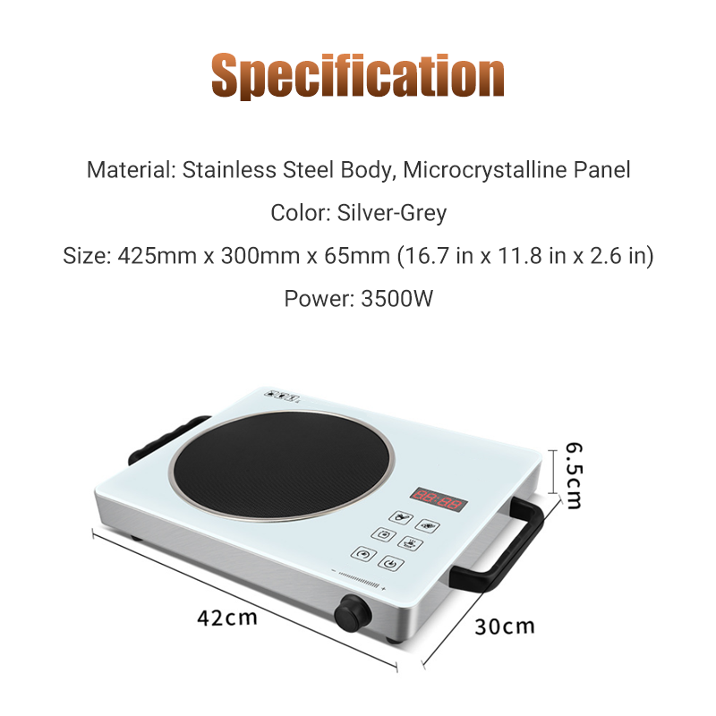 🍳 50% RABATT! ⚡ Hochleistungs-Einzelkochfeld – Elektrische Keramikkochplatte mit Touch-Bedienung – Kompakt, leistungsstark & überhitzungssicher – ideal für Camping, Wohnmobil oder kleine Küchen 🔥✨