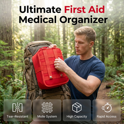 🧰 Notfall-Organizer-Tasche aus robustem Oxford-Gewebe mit modularem Faltmechanismus ⚡ Taktische Gurte für schnellen Zugriff