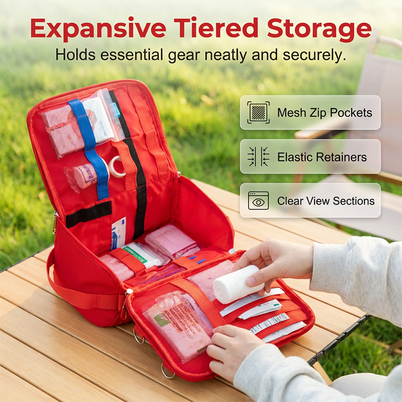 🧰 Notfall-Organizer-Tasche aus robustem Oxford-Gewebe mit modularem Faltmechanismus ⚡ Taktische Gurte für schnellen Zugriff