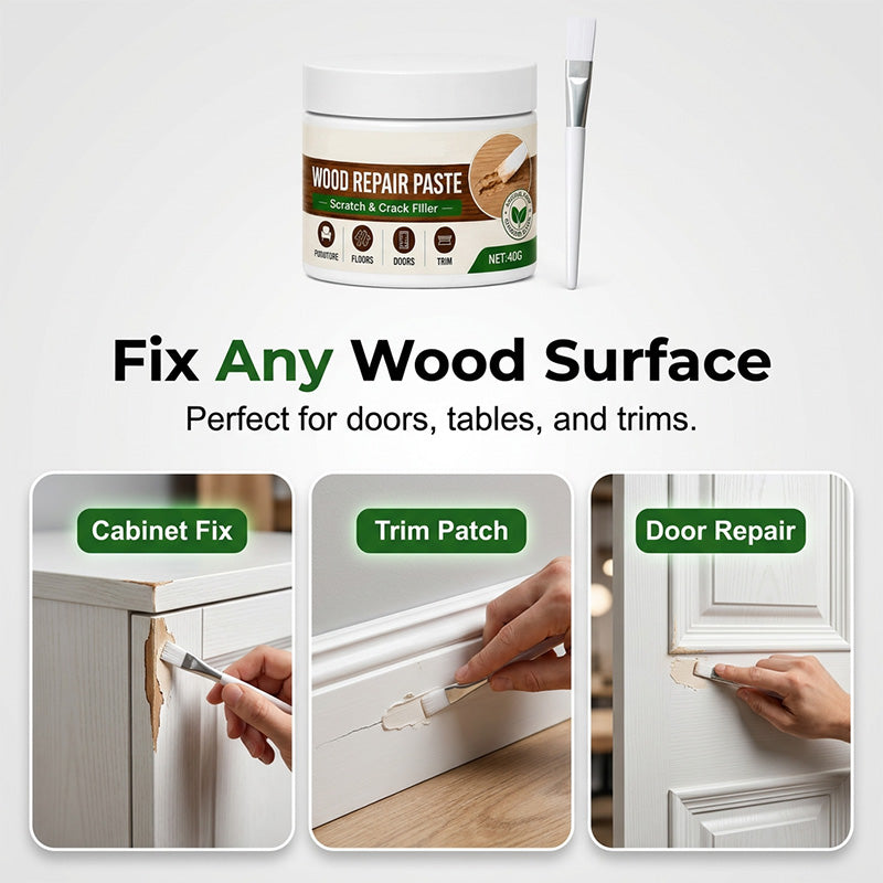 🛠️ Kratzer im Holz? Mit dieser Reparaturpaste verschwinden sie! Perfekt für Möbel und Fußböden ✨