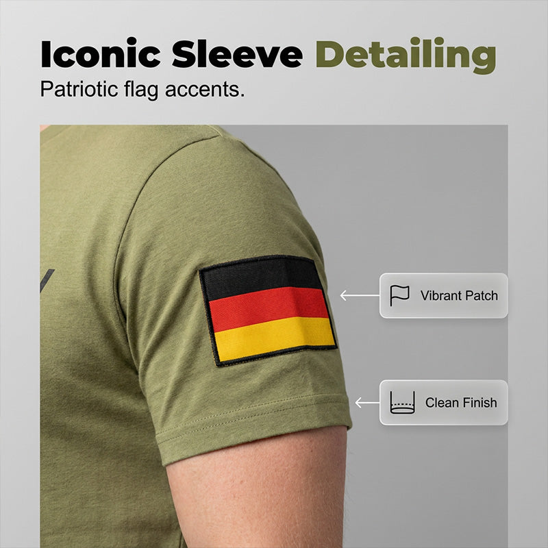 👕 Herren Camouflage Patchwork Rundhals-T-Shirt – lässiger Military-Look, atmungsaktiv & bequem – perfekt für Alltag, Outdoor & Freizeit