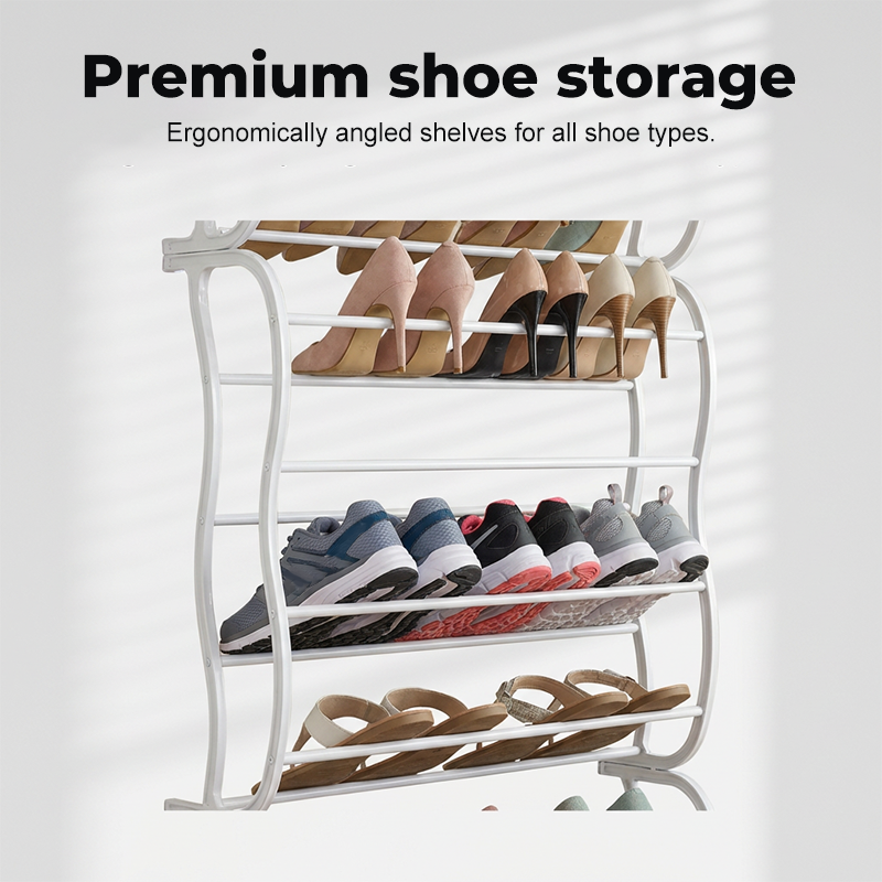 🏠Multifunktionaler Türhänger Schuh Organizer, kompakter Schuhspeicher🥿👢