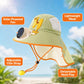 🧢 50% RABATT! ☀️ Sonnenschutz-Hut mit eingebautem Lüfter – Solar & USB betrieben, atmungsaktiv – Hält dich draußen kühl – perfekt für Gartenarbeit, Wandern oder Sport 🌬️✨