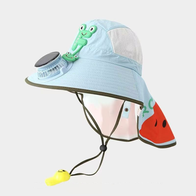 🧢 50% RABATT! ☀️ Sonnenschutz-Hut mit eingebautem Lüfter – Solar & USB betrieben, atmungsaktiv – Hält dich draußen kühl – perfekt für Gartenarbeit, Wandern oder Sport 🌬️✨
