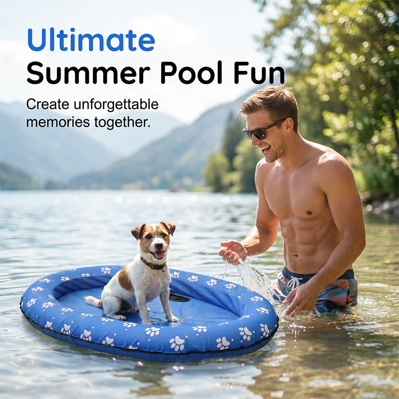 ✨ Sonderangebot 50% RABATT! 🔥Tragbare aufblasbare Schwimmhilfe für Haustiere