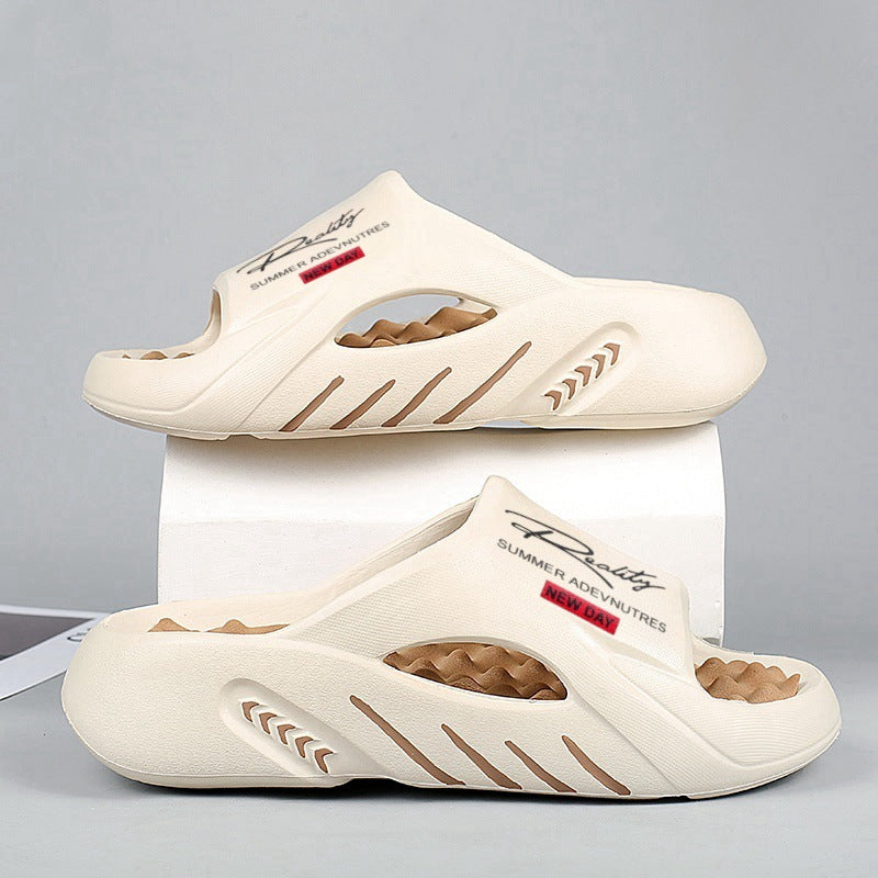 🏖️ Sommer-Sale 60% Rabatt 🏝️Unisex rutschfeste Pantoletten mit wolkenweicher dicker Sohle🎁