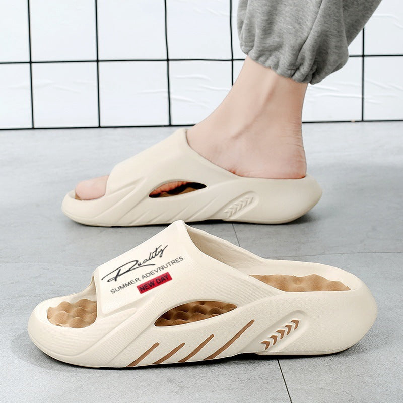 🏖️ Sommer-Sale 60% Rabatt 🏝️Unisex rutschfeste Pantoletten mit wolkenweicher dicker Sohle🎁