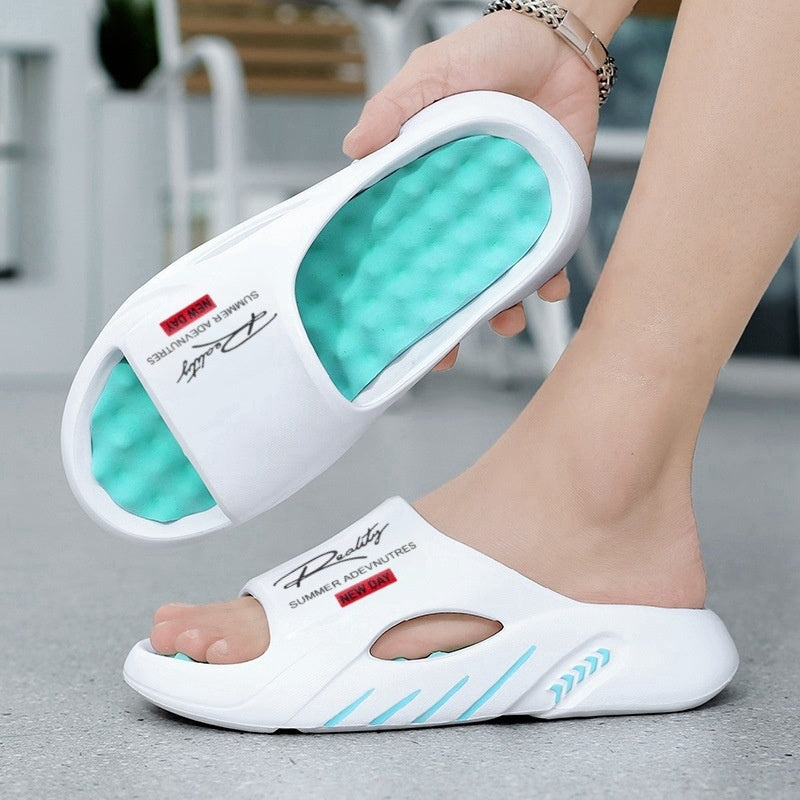 🏖️ Sommer-Sale 60% Rabatt 🏝️Unisex rutschfeste Pantoletten mit wolkenweicher dicker Sohle🎁
