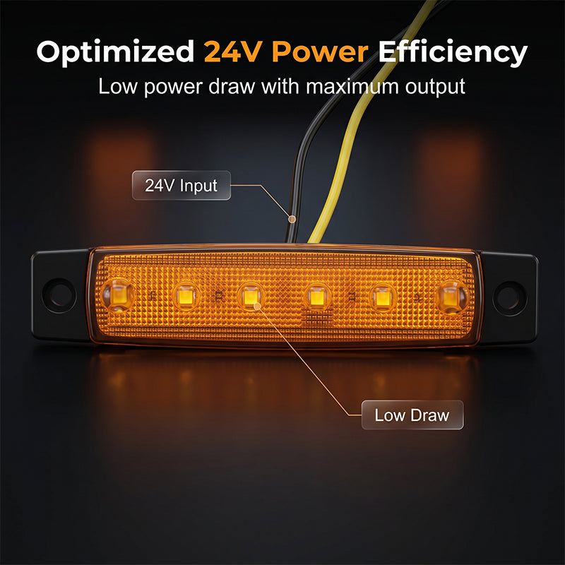 10 Stück LED Seitenmarkierungsleuchten für LKW