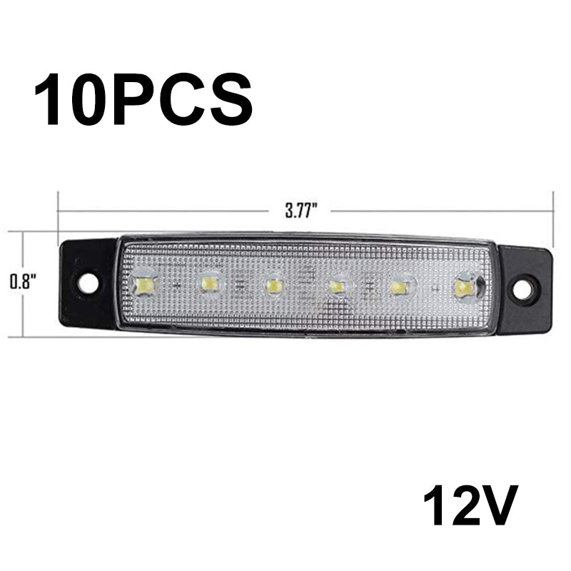 10 Stück LED Seitenmarkierungsleuchten für LKW