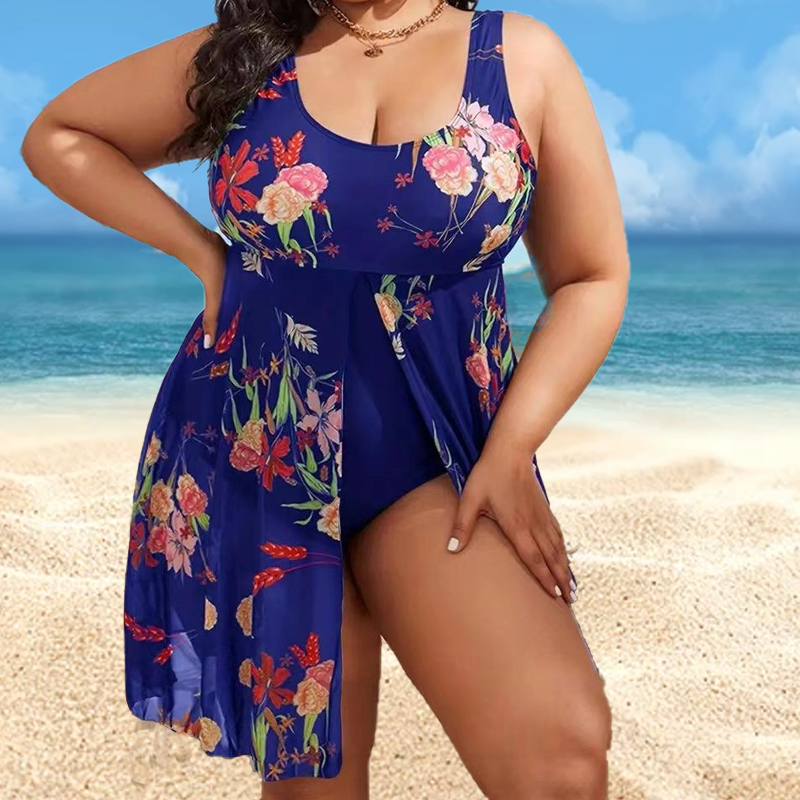 👕 Nur für kurze Zeit 50 % Rabatt! ✨ Einteiliger Badeanzug mit Blumenmuster für Damen