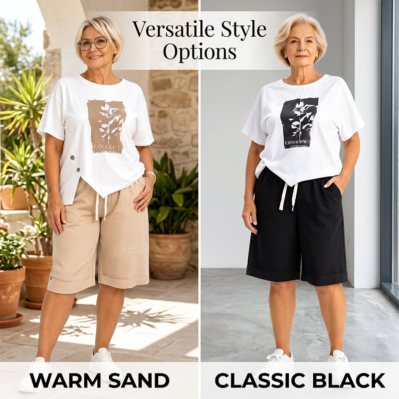 🏖️ Luftiges Sommerset für Damen – Bequemes Top & Shorts für jeden Tag ☀️
