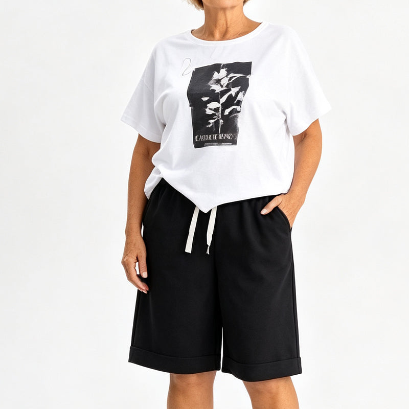 🏖️ Luftiges Sommerset für Damen – Bequemes Top & Shorts für jeden Tag ☀️