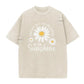 👕 LIMITIERTER 50% RABATT! Unisex Vintage-Wash T-Shirt mit Gänseblümchen-Print – Lockerer Schnitt, weicher Stoff für den Sommer