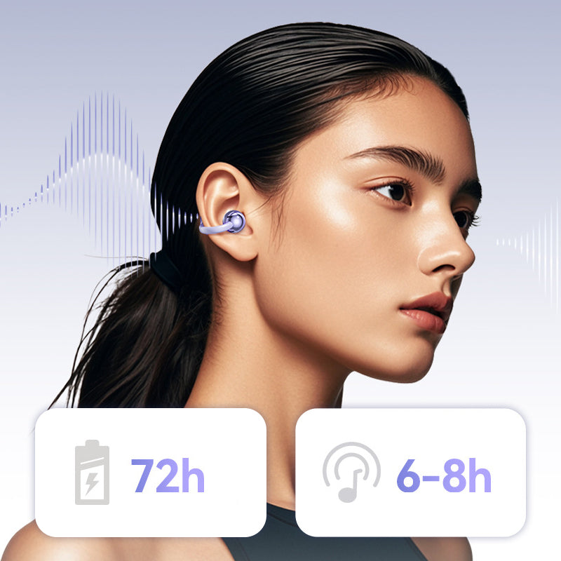 🎧 50% RABATT! ✨ Open-Ear Bluetooth 5.4 Kopfhörer – Clip-On & KI-Übersetzung – Stereo-Sound – ideal für Sport, Alltag oder Reisen 🌍🏃‍♂️💬✨