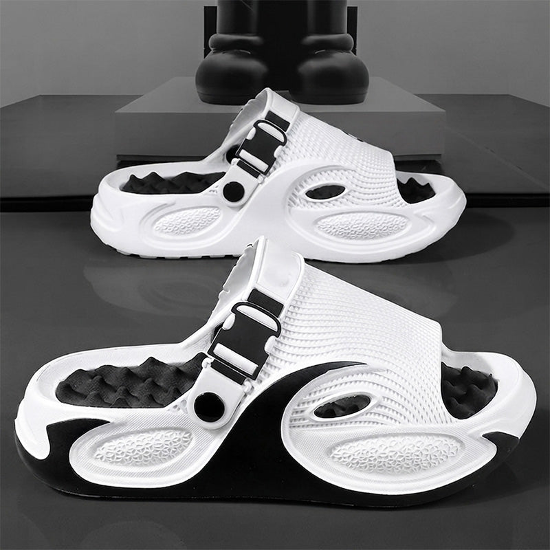 👟 50% RABATT! ☀️ Herren EVA 2-in-1 Sandalen – Atmungsaktiv, Massage-Fußbett & rutschfeste Sohle – Verstellbarer Riemen für Komfort & Komfort 🩴