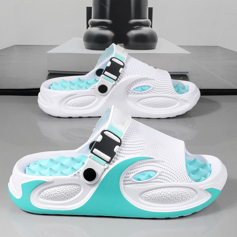 👟 50% RABATT! ☀️ Herren EVA 2-in-1 Sandalen – Atmungsaktiv, Massage-Fußbett & rutschfeste Sohle – Verstellbarer Riemen für Komfort & Komfort 🩴