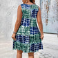 🌸 50% RABATT! Elegantes Damen Maxikleid mit V-Ausschnitt – Ärmellos mit Modernem Tie-Dye Muster | Leicht, Stilvoll & Zeitlos Schön 👗