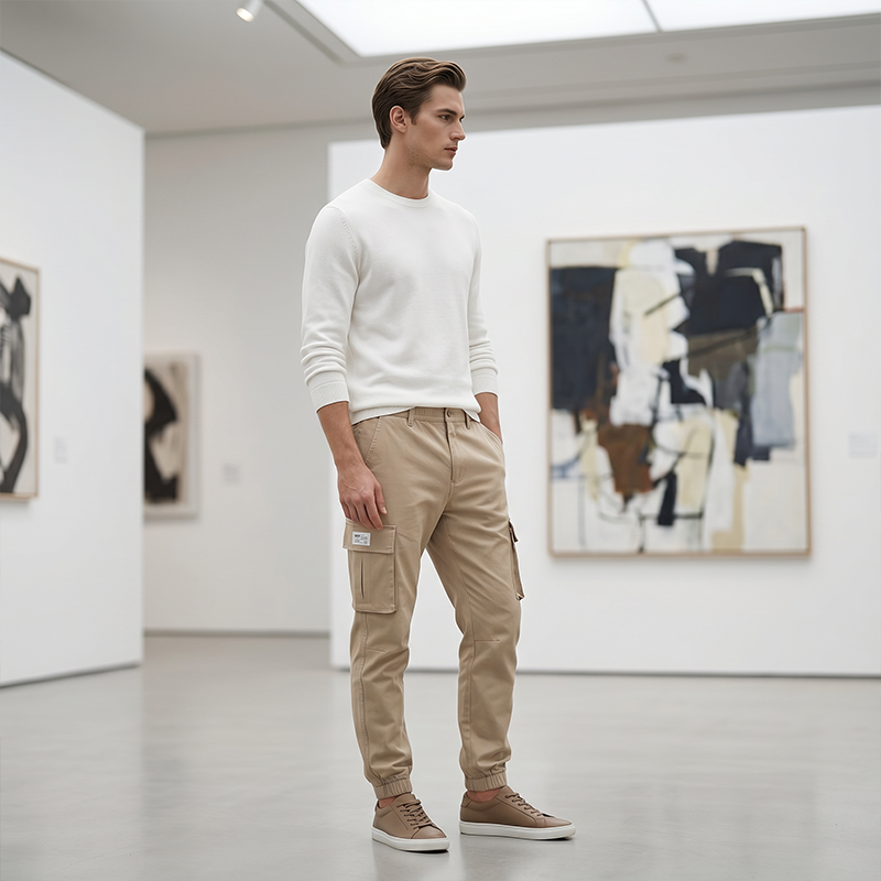 🔥 50% RABATT! 👖 Herren Cargo-Jogginghose – Mehrere Taschen, lockere Passform & 9/10-Länge – Bequem & stylisch für Alltag & Freizeit 💪