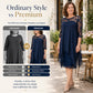 📢50% RABATT !! ⏰Spitzenkleid mit Chiffon-Überlage – Elegant, Weich & Zeitlos Feminin