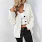 🧥 50% RABATT! 🛍️ Damen-Strickjacke mit Kapuze & Knopfleiste – Einfarbig, mit Kordelzug & vielseitig – Ideal für Alltag & Freizeit 🌿