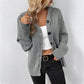 🧥 50% RABATT! 🛍️ Damen-Strickjacke mit Kapuze & Knopfleiste – Einfarbig, mit Kordelzug & vielseitig – Ideal für Alltag & Freizeit 🌿