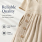 📢📢50% RABATT !! ⏰Damen Lässiges Gestreiftes Kleid in Relaxed-Fit