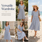 📢📢50% RABATT !! ⏰Damen Lässiges Gestreiftes Kleid in Relaxed-Fit