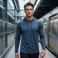 📢📢50% RABATT !!⏰Herren Atmungsaktives Langarm-Kapuzen-T-Shirt