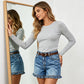 ⏳ Letzter Tag: 50 % Rabatt🔥Damen Stretch-Cargo-Shorts – Bequeme Mittlere Taille, Workwear-Stil mit tiefen Taschen