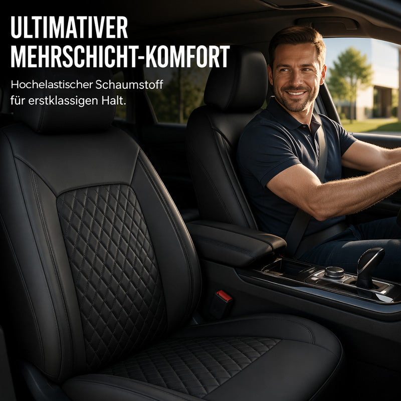 🚗 50% RABATT! 🛋️ Universelles Autositzbezug-Set aus PU-Leder – Atmungsaktiv, pflegeleicht & passgenau – Perfekter Schutz & Komfort für alle Fahrzeuge ✨