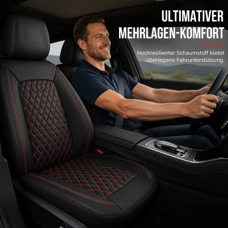 🚗 50% RABATT! 🛋️ Universelles Autositzbezug-Set aus PU-Leder – Atmungsaktiv, pflegeleicht & passgenau – Perfekter Schutz & Komfort für alle Fahrzeuge ✨